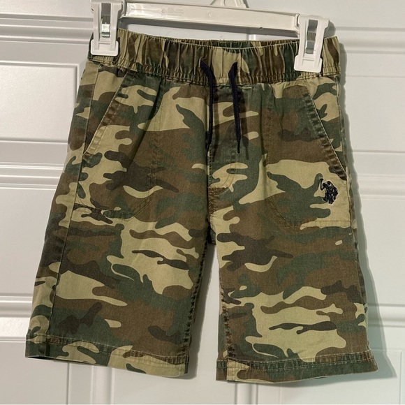 U.S. Polo Assn. Little Boys Flex Camo Shorts Size 4 - Picture 1 of 4